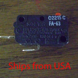 OEM Microwave Oven Refrigerator SZM-V16-FA63 Door Micro Switch Normally Open DR6