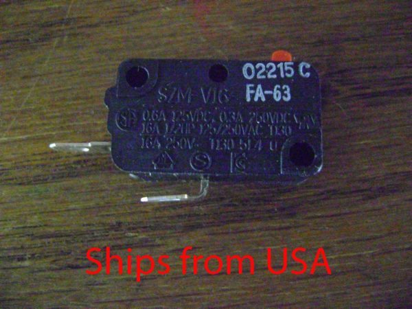 OEM Microwave Oven Refrigerator SZM-V16-FA63 Door Micro Switch Normally Open DR6