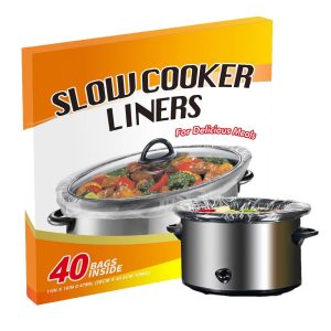 FASOZUKA Slow Cooker Liners 40×Cooking Bags Small Size Disposable Pot Liners,…