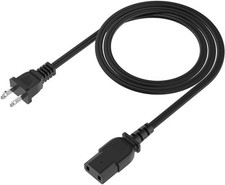 Pot Power Cord Compatible with 6 Quart Crock-Pot Express Multi cooker black