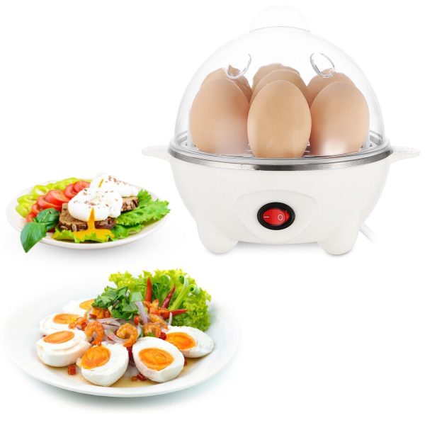 Rapid Egg Cooker, 7 Egg Capacity for Hard Boiled, Scrambled and Omelet Tray