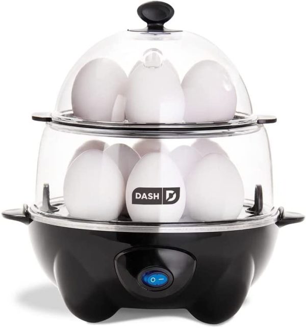 Dash 12 Egg Electric Egg Boiler Poached Egg Maker Machine Hard Boiled Egg Cooker