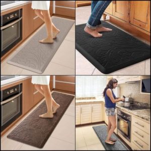 KMAT Kitchen Mat Cushioned Anti-Fatigue Waterproof Non-Slip Standing Mat Ergonom