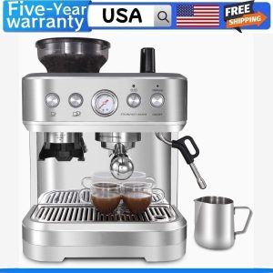 🔥Espresso Coffee Machine for Home Office 15 G Setting Espresso Cappuccino Maker