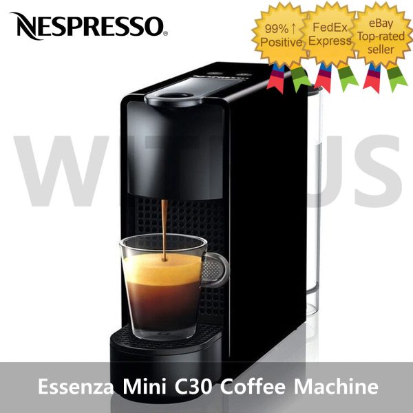 Nespresso Essenza Mini C30 Coffee Machine 220-240V – Black