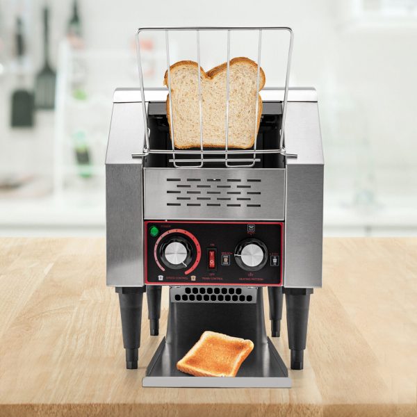 150Slices/H 1300W Commercial Conveyor Toaster Electric Bread Baking Machine 110V