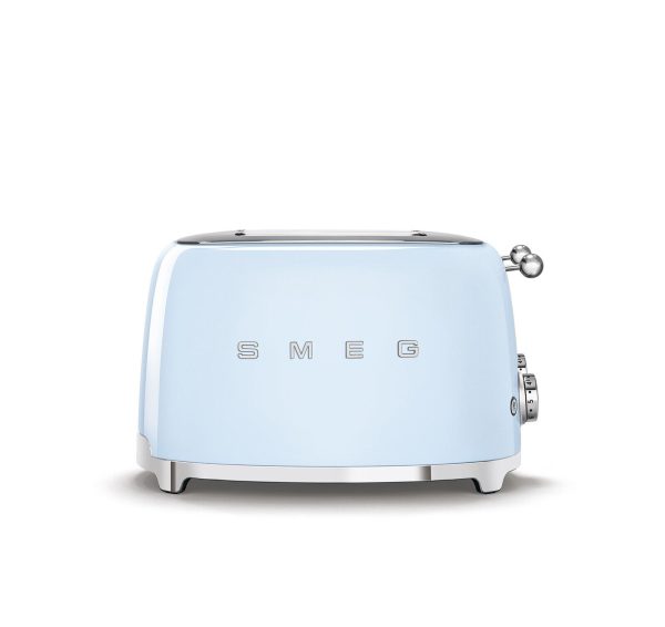 Smeg TSF03PBUS Pastel Blue 50’s Retro Style 4 Slot Toaster (Open Box)