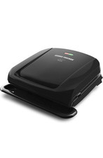 George Foreman GRP1060B: 4-Serving Removable Plate Grill & Panini Press – Black