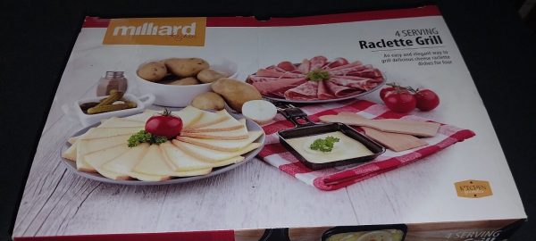 Milliard Raclette Grill for Four (4) People