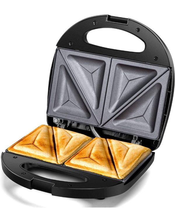 Sandwich Maker Non-stick Plates Triangle Sandwich Or Omelette Maker Aigostar