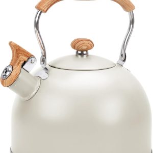 Tea Kettle for Stove Top, 85OZ/2.6QT Whistling Tea Kettles for Boiling Water Mil