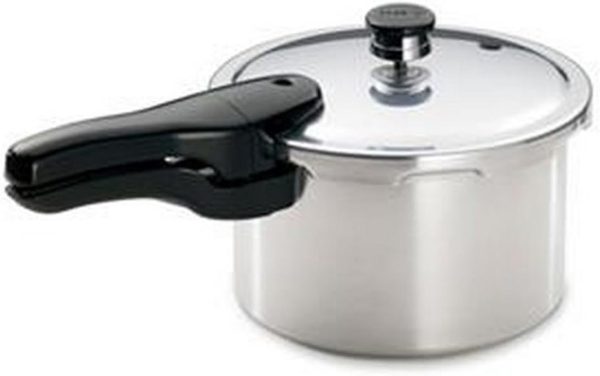 01241 4-Quart Aluminum Pressure Cooker Cookware (3.8 L)Liquid Capacity Kitchen