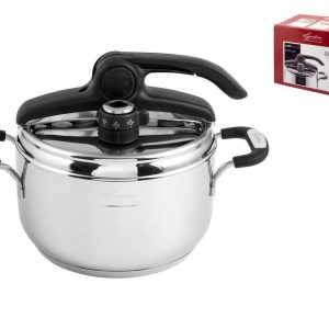 Lagostina Briosa Easyup Stainless Steel Pressure Cooker 5 Liters