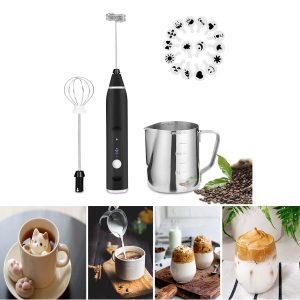 Milk Frother Electric Mixer Drink Foamer Coffee Egg Beater Whisk Latte Stirrer