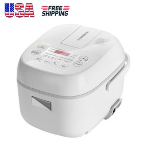 3 Cup Rice Cooker LCD Display Delay Timer Auto Keep Warm Non-Stick Inner Pot US