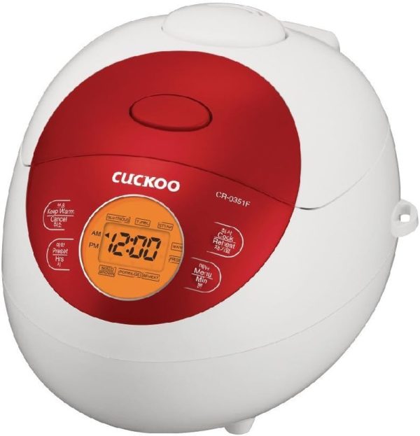 CR-0351FR Rice Cooker, 0.75 Quarts, Red