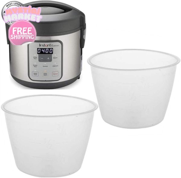 Original Rice Measuring Cup for Instant Zest Rice Cooker, Steamer 8-Cup, 20-Cup,