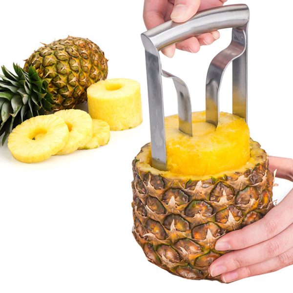 Pineapple Corer Slicer Cutter Eye Peeler Fruit Stainless Steel Tool