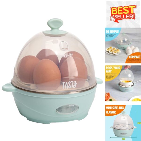 Rapid Mini Egg Cooker – Auto Shut Off, 5 EGG Capacity, Ideal for Dorms and RVs