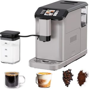 Automatic Espresso Machine 20 Bar Pump Coffee Maker Machine ，Touch Display Gift