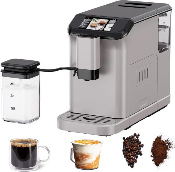 Automatic Espresso Machine 20 Bar Pump Coffee Maker Machine ，Touch Display Gift