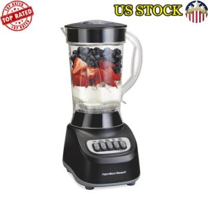 Smoothie Blender 48oz Jar 12 Functions Ice Crushing Powerful Performance Black