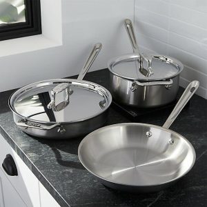 All-Clad D5 Polished 18/10 Stainless 5-Ply Bonded Cookware Set (Your Choice)