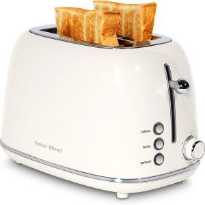 Defrost … 2 Slice Toaster  Retro Stainless Steel Toaster with Bagel  Cancel