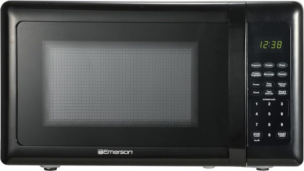 MW7302B Compact Countertop Microwave Oven with Touch Control, LED Display, 700W,