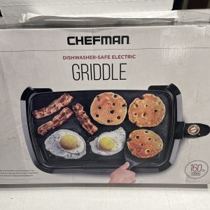 Chefman Dishwasher Safe Electric Grill 16 x 10″ APPLIANCE drip tray