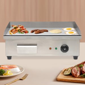 22″ 3000W Commercial Electric Countertop Griddle Flat Top Grill Hot Plate BBQ