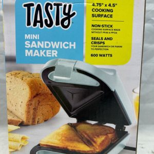 Tasty Mini Sandwich Maker, Makes Sandwiches, Paninis, Grilled Cheese, Dessert…