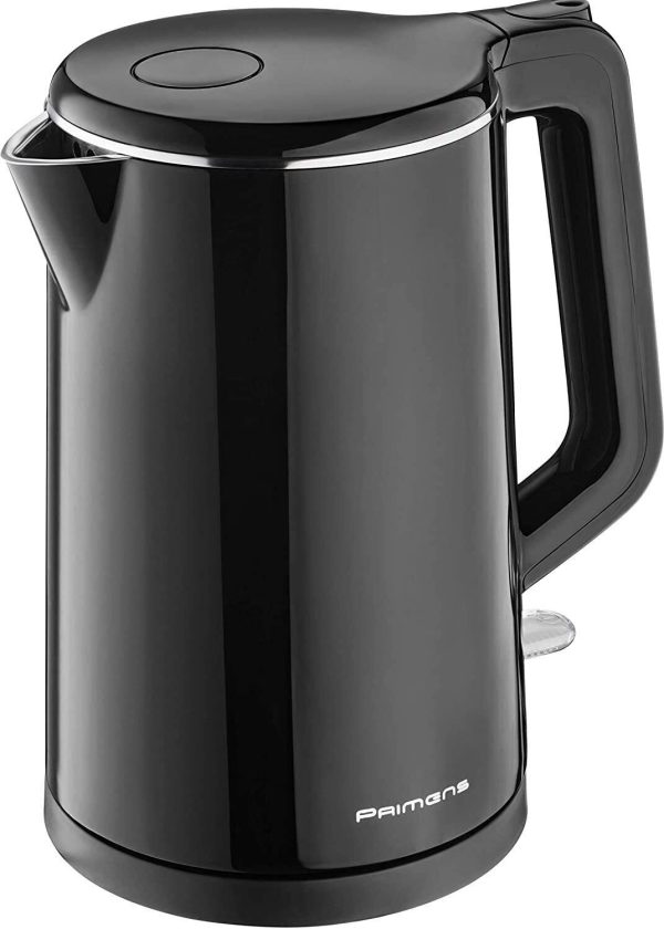 Primens PR-1001B Double Wall Electric Kettle Coffee Tea Pot