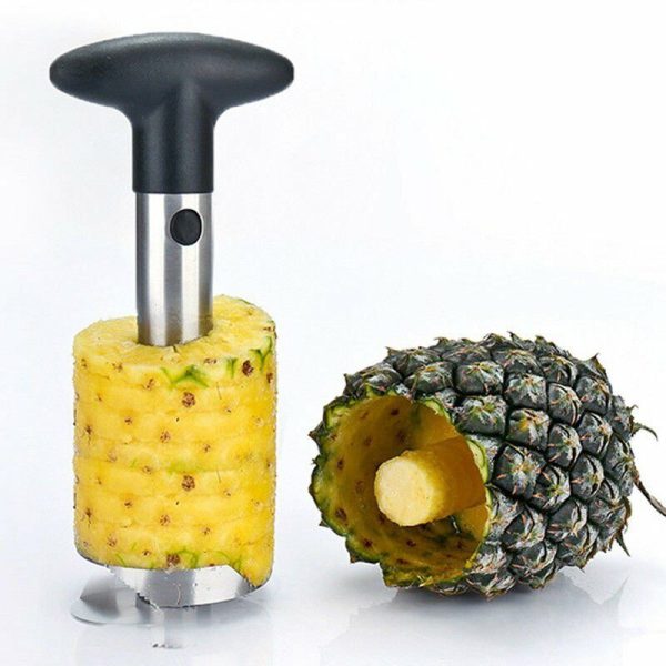 Easy Kitchen Tool Stainless Steel Pineapple Fruit Corer Slicer Cutter Peeler Use