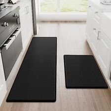 StepRite Kitchen Mats, 2PCS Kitchen Rugs, Cushioned Anti Fatigue Kitchen