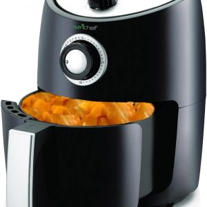 Air Fryer – 1000W 2 Quart Capacity Personal Air Fryer, Conserve Counterspace, Oi