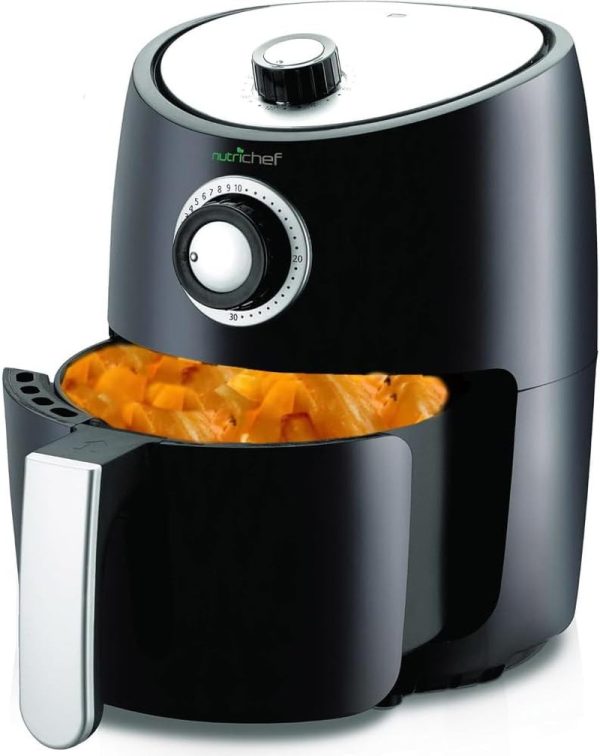 Air Fryer – 1000W 2 Quart Capacity Personal Air Fryer, Conserve Counterspace, Oi