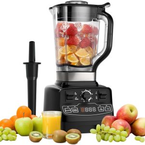 SUPER POWERFUL Countertop Blender Shakes Smoothies Fruit Drink Kitchen 1450W