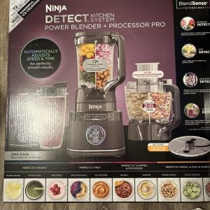 Ninja – Detect Kitchen System Power Blender + Food Processor Pro with 24-oz. …