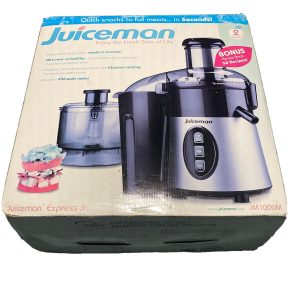 juiceman jr jm1000m juicer recent model stainless steele recipe book