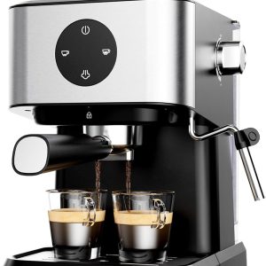 ICUIRE Espresso Machine 20 Bar With Milk Frother Steamer, Latte、Mocha、Cappuccino