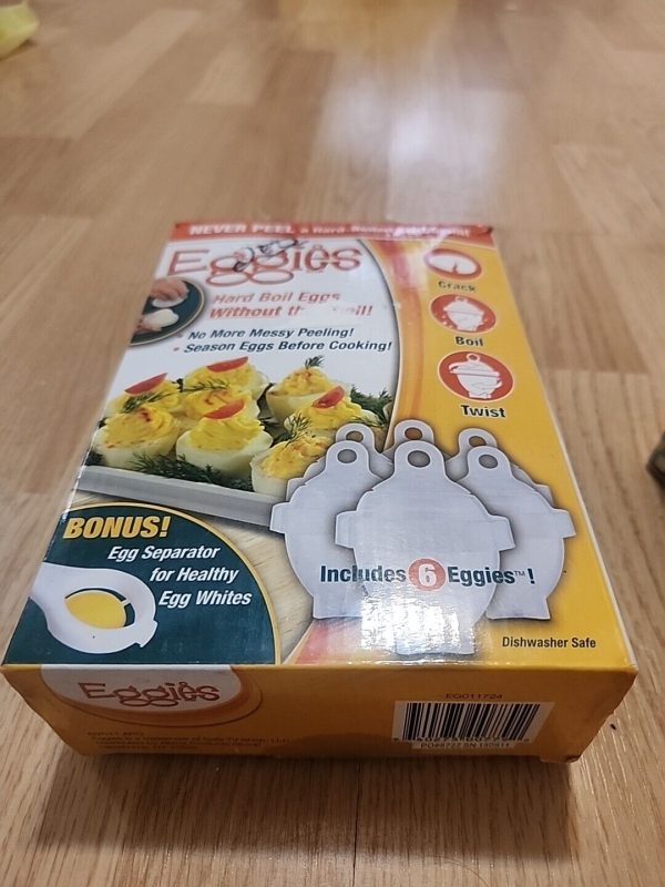 EGGIES HARD BOILED EGG COOKER AS SEEN ON TV FREE SHIPPING OPEN BOX !!!!!!!!!!