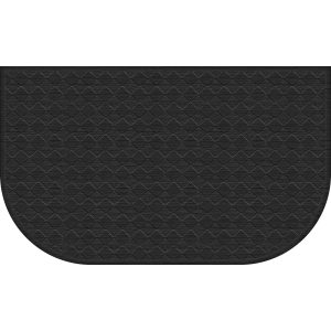 Mainstays Comfort Mate D Kitchen Mat; Black, 1.5′ x 2.5′