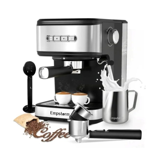 Espresso Machine 20 Bar Coffee Maker, 3 in 1 Cappuccino Machine with 1.5L Water