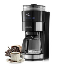 Grind & Brew Coffee Maker 10 Cup Drip Coffee Machine w/ 3 Brew Strength Control