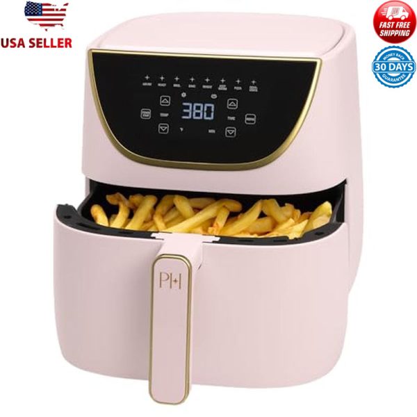 Air Fryer 8-in-1 Touchscreen Nonstick Broil Bake Reheat Dishwasher Safe 1700W