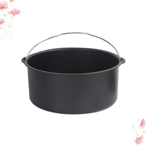 Steel Stockpot Oven Oilless Cooker Deep Fry Pan Iron Chicken Fryer Air Fryers