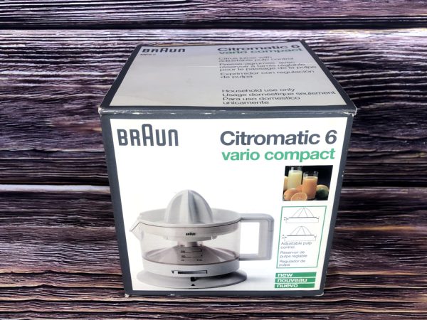 Braun Juicer MPZ6 Citromatic Compact Version with Adjustable Pulp Control Citrus