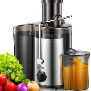 Juicer Machine, 500W Centrifugal Juicer Extractor with Wide Mouth 3” Feed Chute