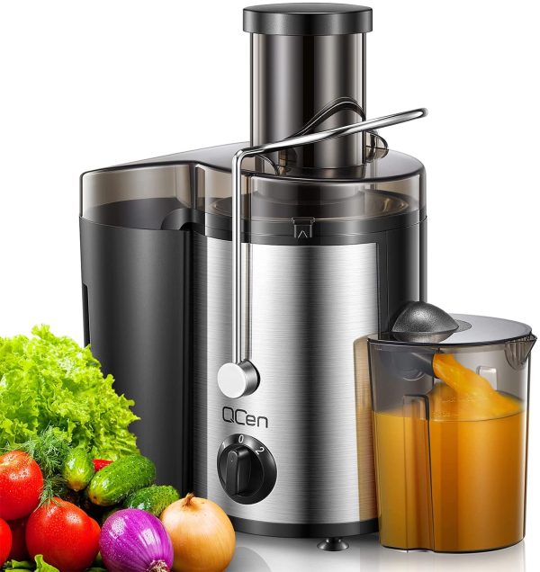 Juicer Machine, 500W Centrifugal Juicer Extractor with Wide Mouth 3” Feed Chute